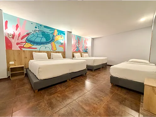alojamiento para cinco personas en bocagrande cartagena