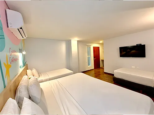 hospedaje en bocagrande cartagena para cuatro personas