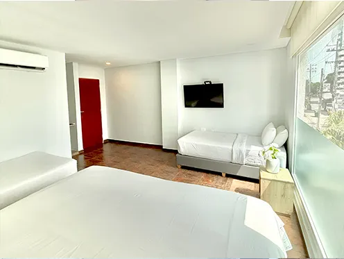 habitacion familiar cerca a la playa bocagrande cartagena