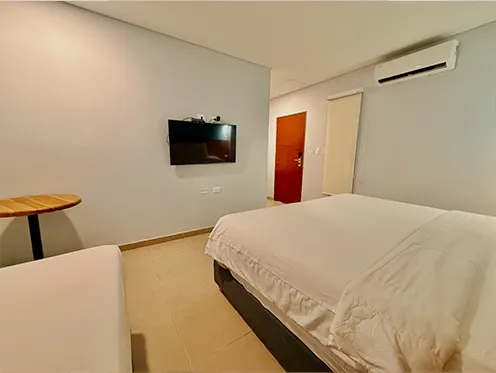 habitacion para tres personas en bocagrande
