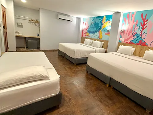 habitacion para cinco personas en bocagrande cartagena cerca a la playa