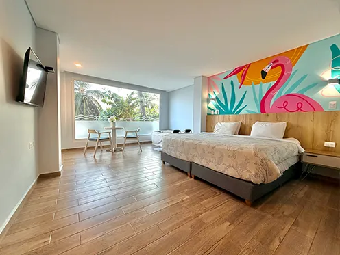 habitacion para pareja en bocagrande cartagena cerca a la playa