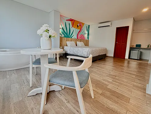 habitacion para dos personas en bocagrande cartagena cerca a la playa